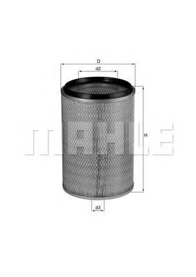 LX28 Mahle Original Filtro de ar